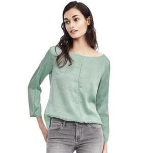 Banana Republic blouse with tie back detail